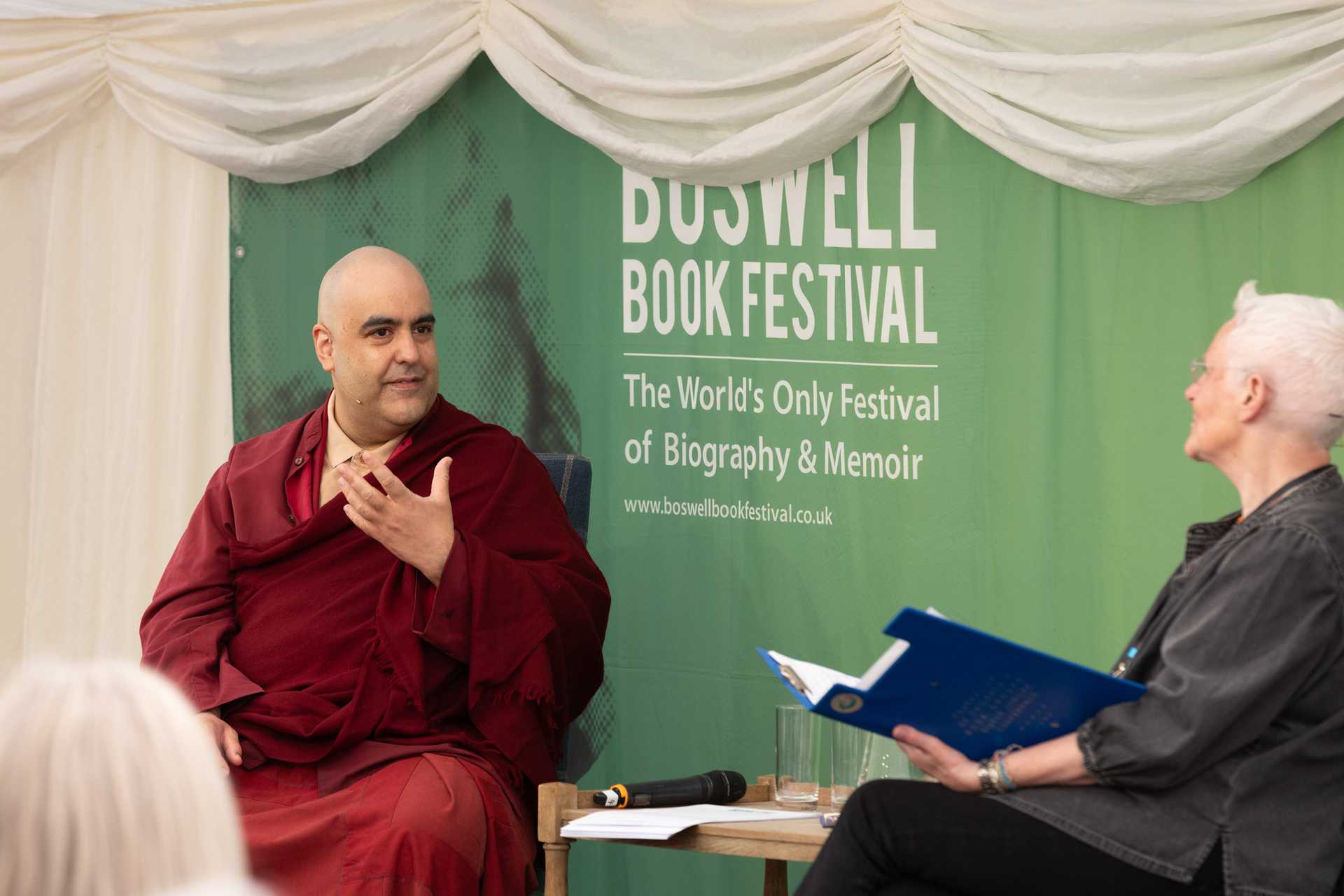 An event at the Boswell Book Festival